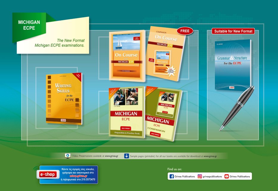 Michigan ECPE (<span style='color:red;'>NEW FORMAT</span>)