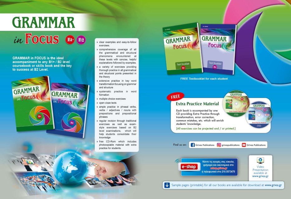 GRAMMAR in Focus B1+, B2
