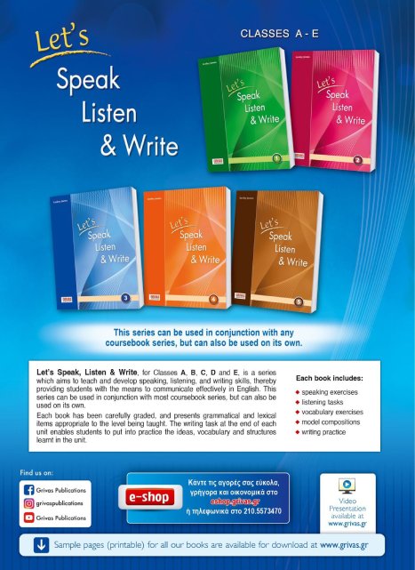 Let's Speak, Listen & Write 1-5