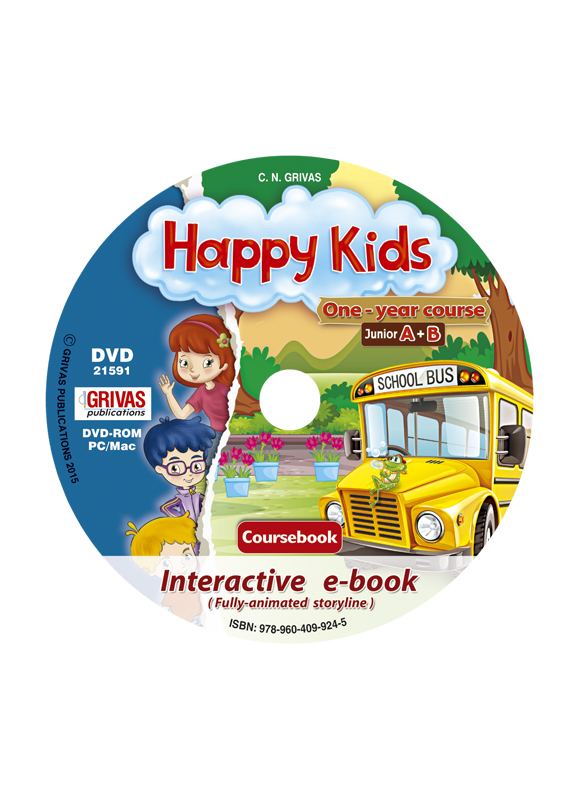 HAPPY KIDS JUNIOR A+B E-BOOK DVD-R