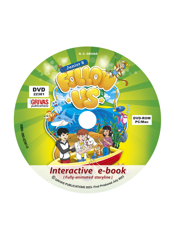 FOLLOW US JUNIOR B IWB E-BOOK DVD-ROM