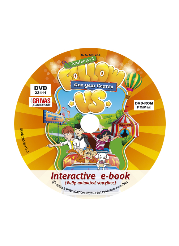 FOLLOW US JUNIOR A+B IWB E-BOOK DVD-ROM 32bit